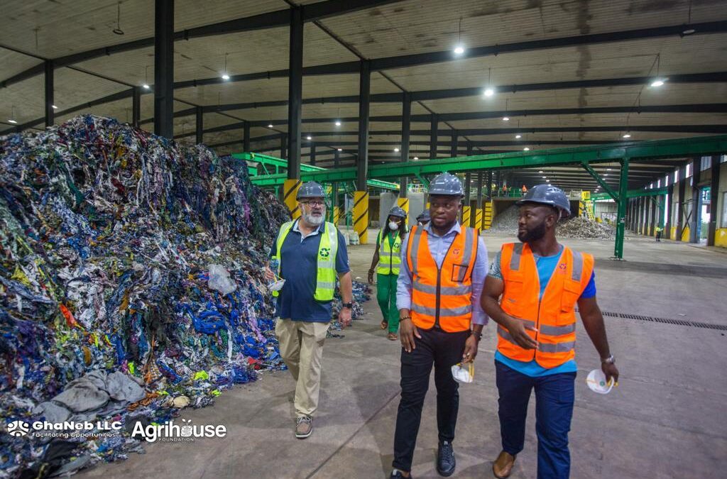Exploring Collaborative Opportunities in Waste Management,Fmr.Nebraska Senator Tours Accra Compost And Recycling Plant