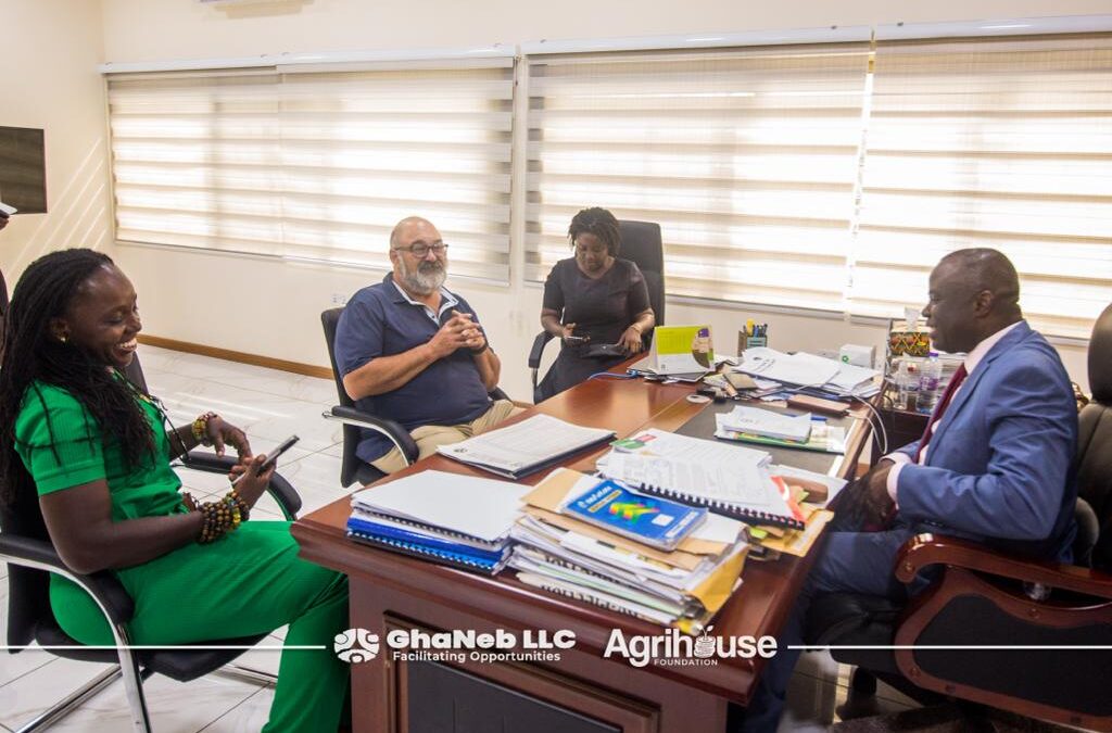 Former Nebraska Senator,ken schilz Engages in Ghana -Nebraska Partnership Talk with Deputy Agric Minister